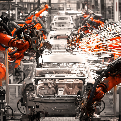 Manufacturing Image of manufacturing assembly line