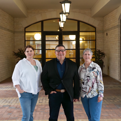 Team Photo of Daren, Denise, and Kari